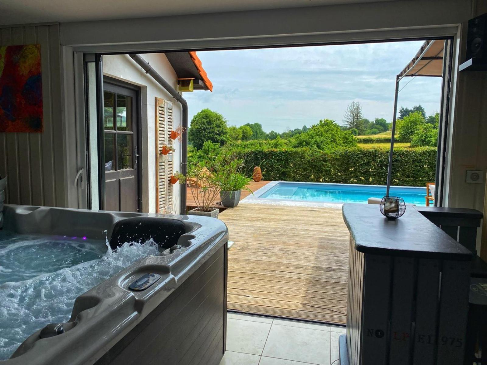 Gite Piscine Jacuzzi Privatises Clos Valentin Freulleville Eksteriør bilde